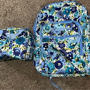 Vera Bradley backpack and lunchbox